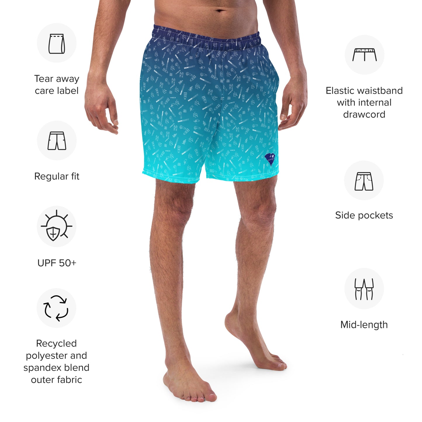 Skinsanity Charleston swim trunks