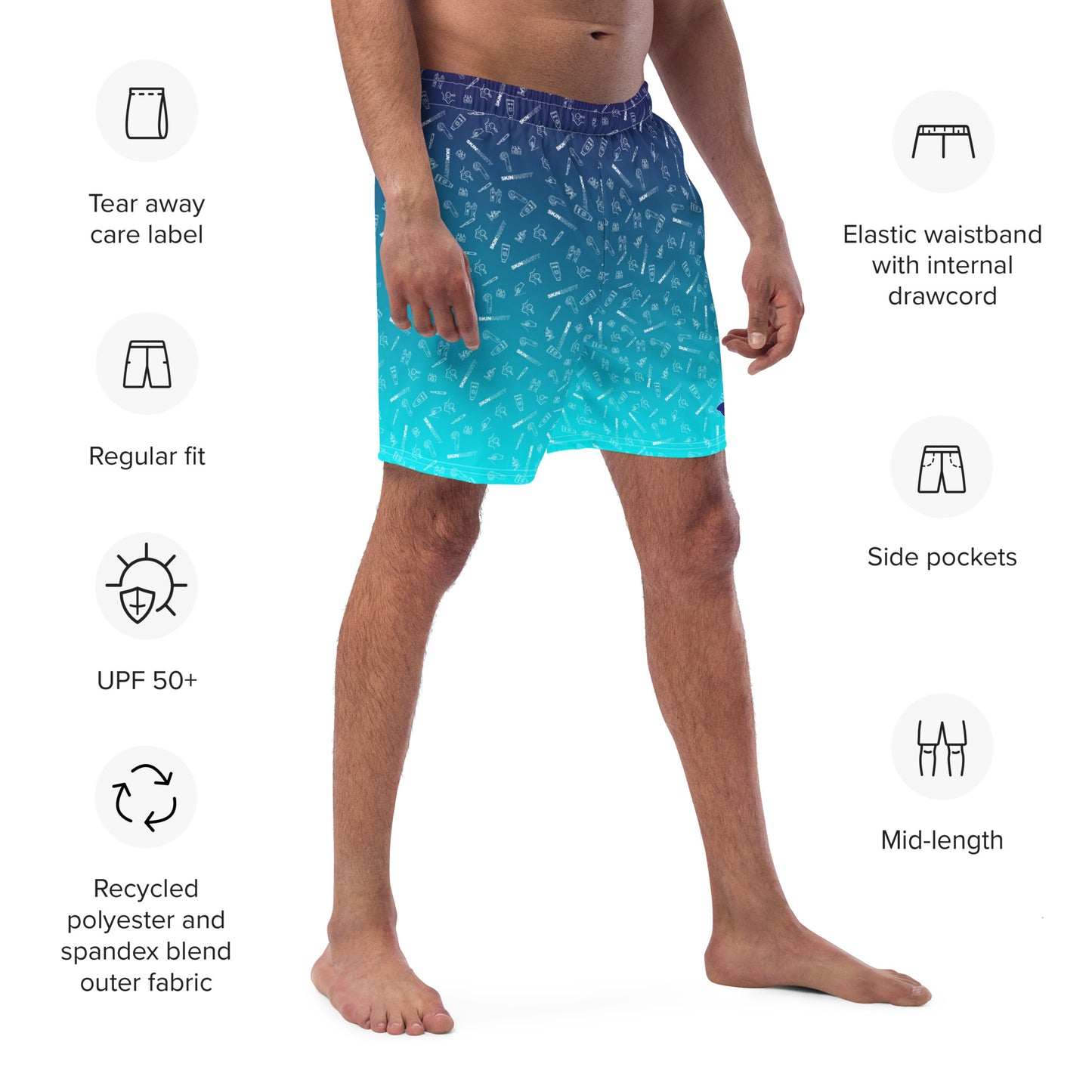 Skinsanity Charleston swim trunks