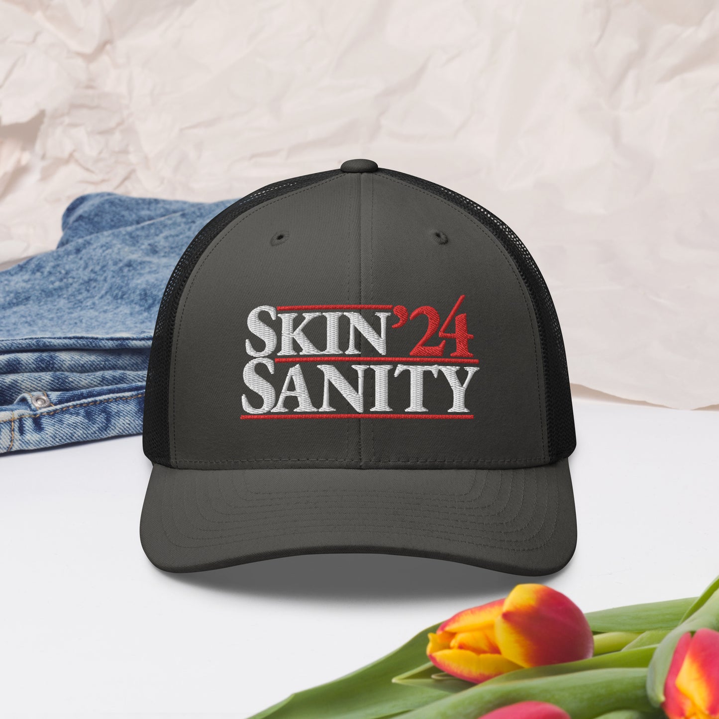 Skinsanity '24 trucker hat