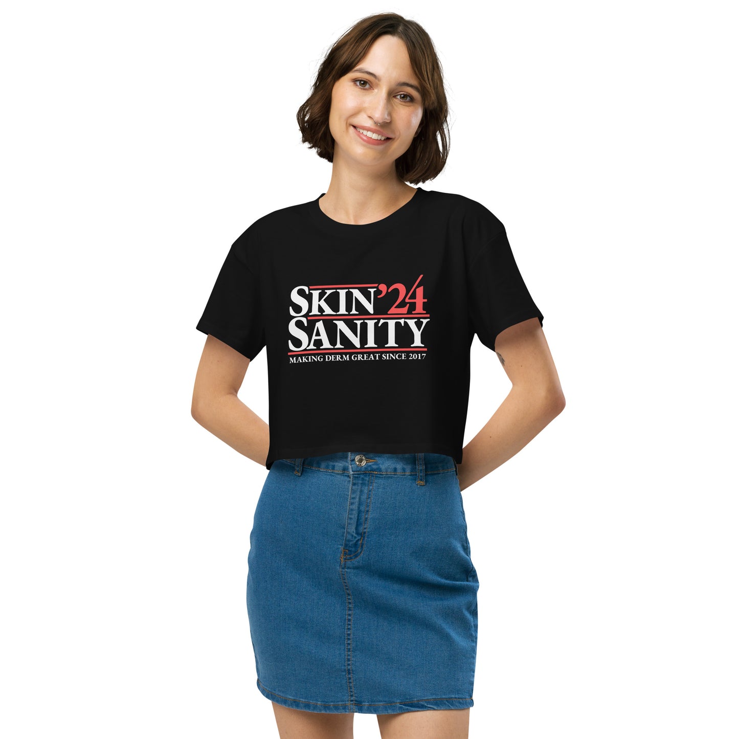 Skinsanity '24 Black Edition crop top