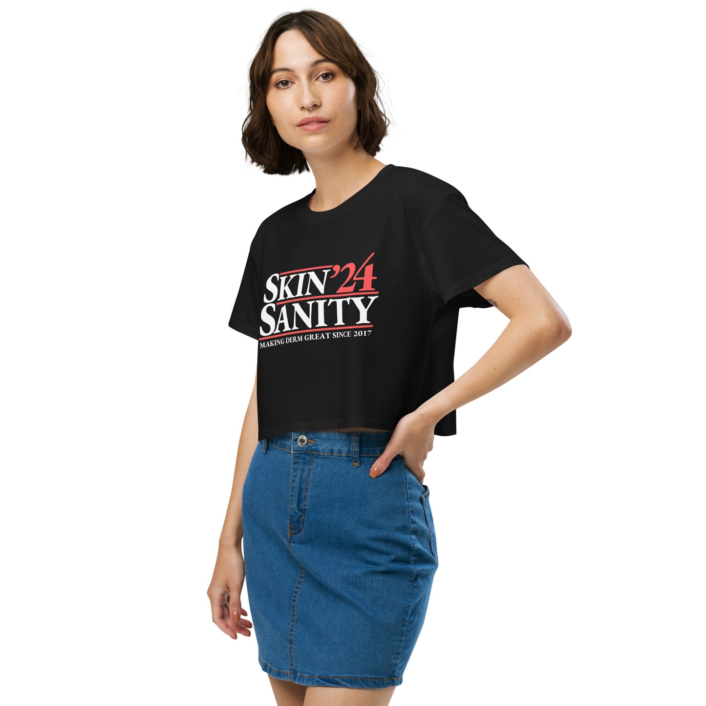 Skinsanity '24 Black Edition crop top