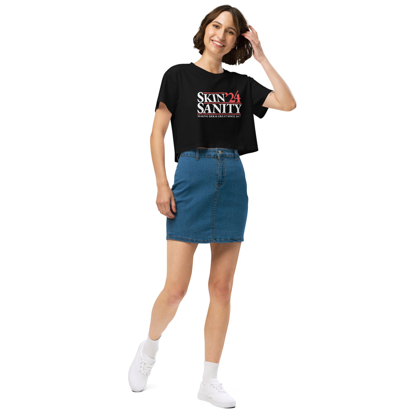 Skinsanity '24 Black Edition crop top