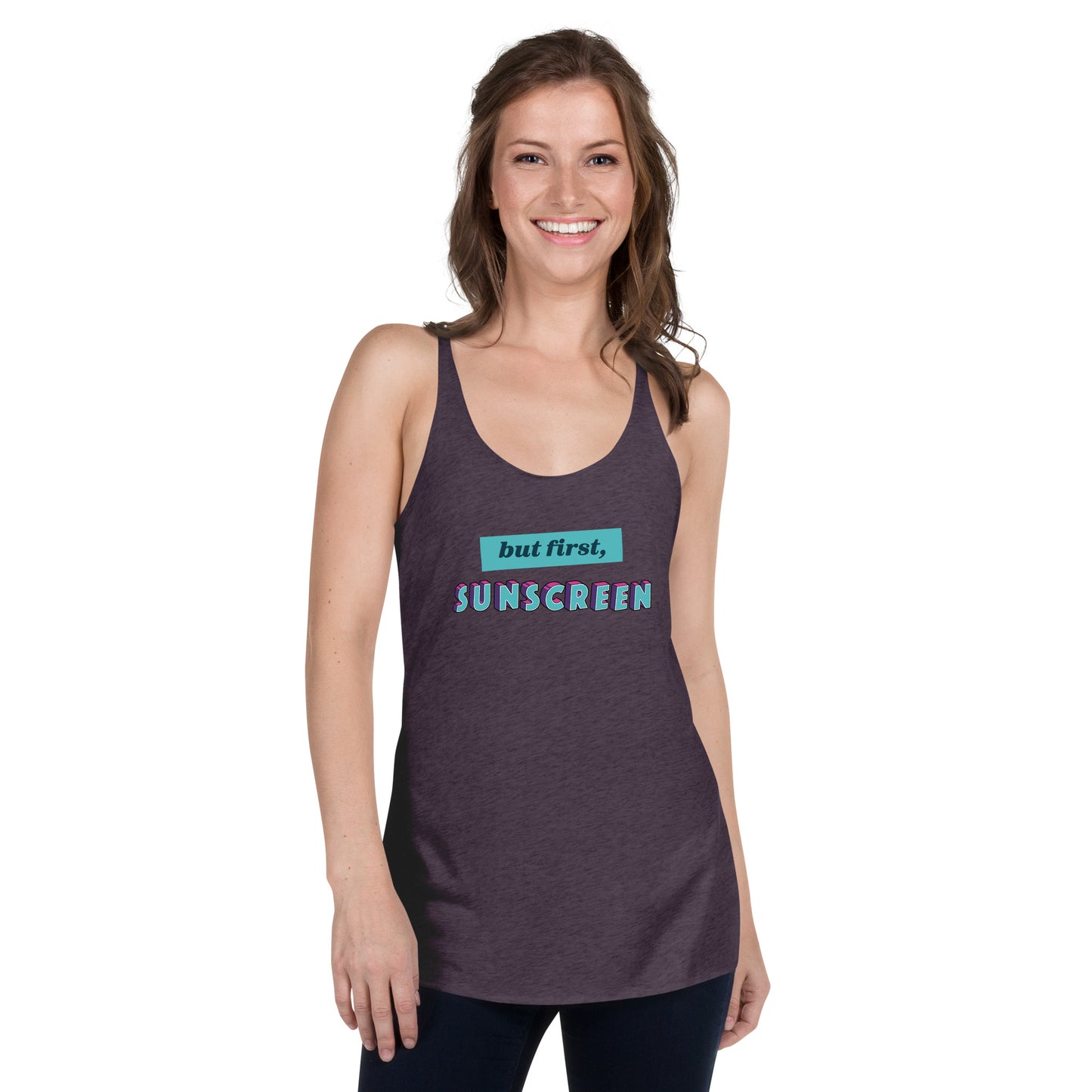 But First, Sunscreen racerback